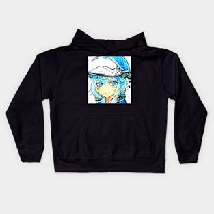 Colorfull anime girl Kids Hoodie